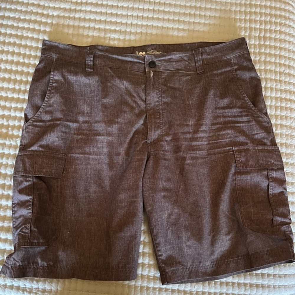 Lee Men's gray Cargo Shorts